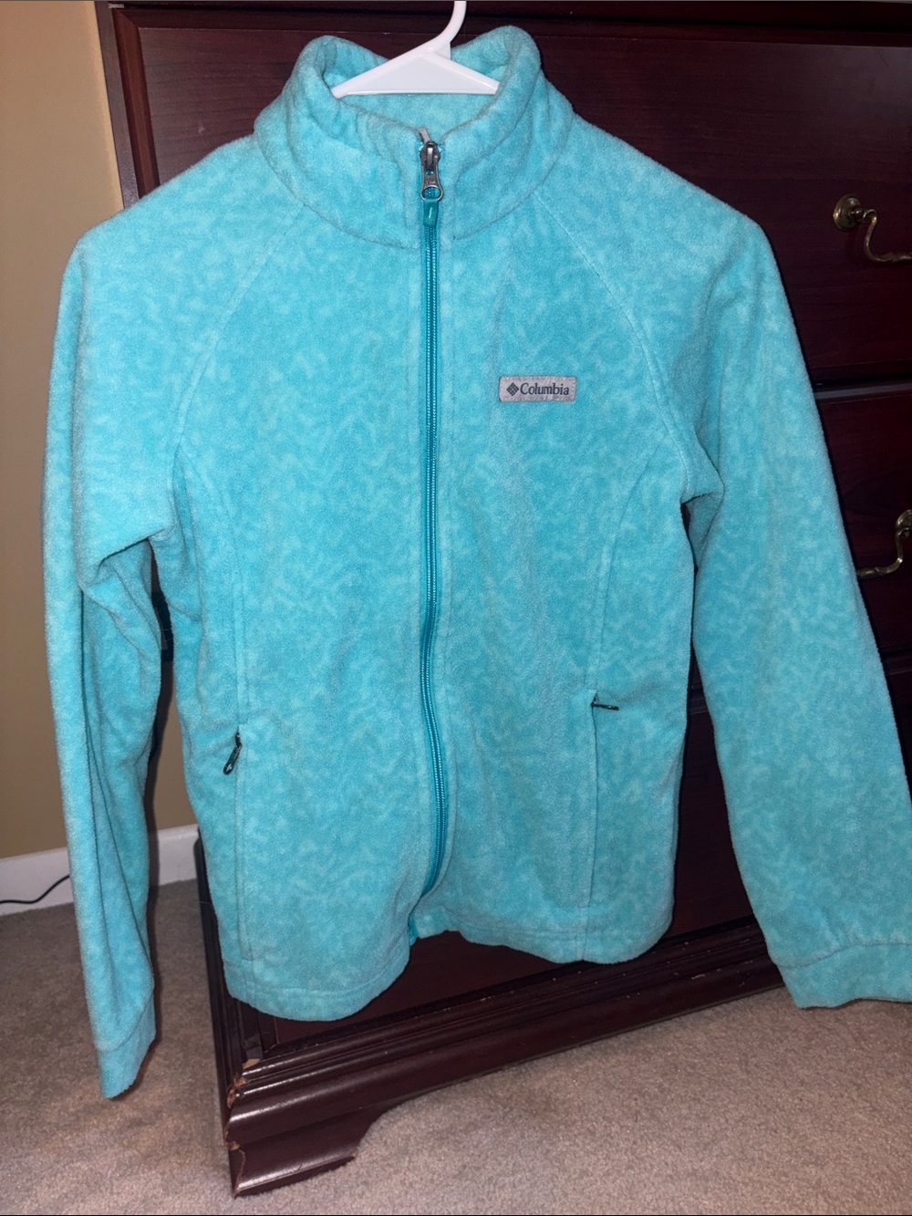 Columbia Kids' Aqua Blue Full-Zip Fleece Jacket